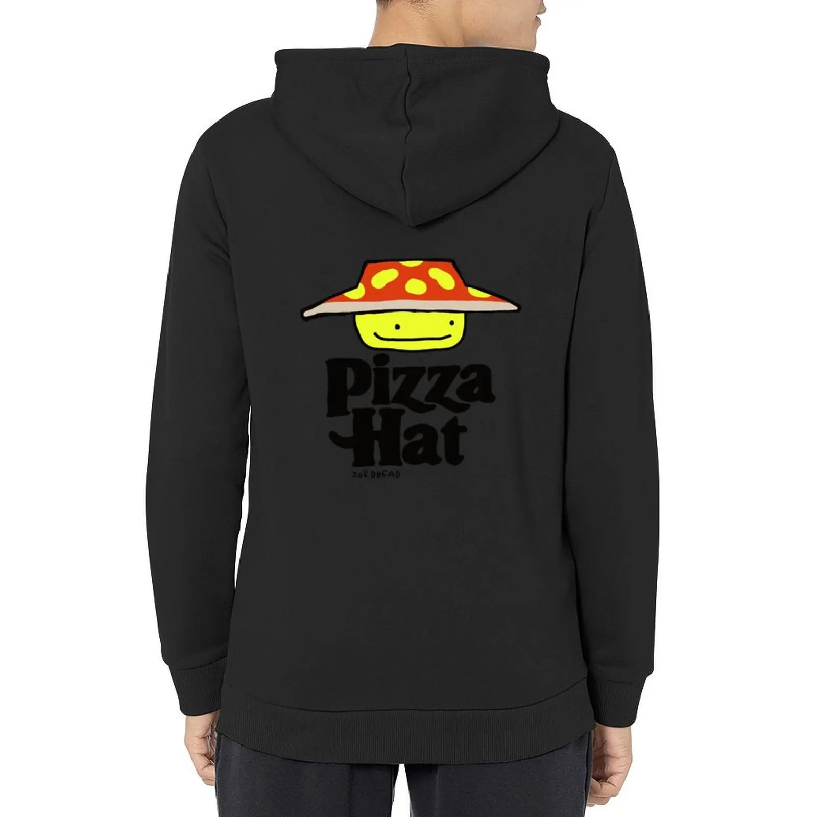 

pizza hat Hoodie graphic t shirts men men's winter sweater autumn new products blouse tracksuit