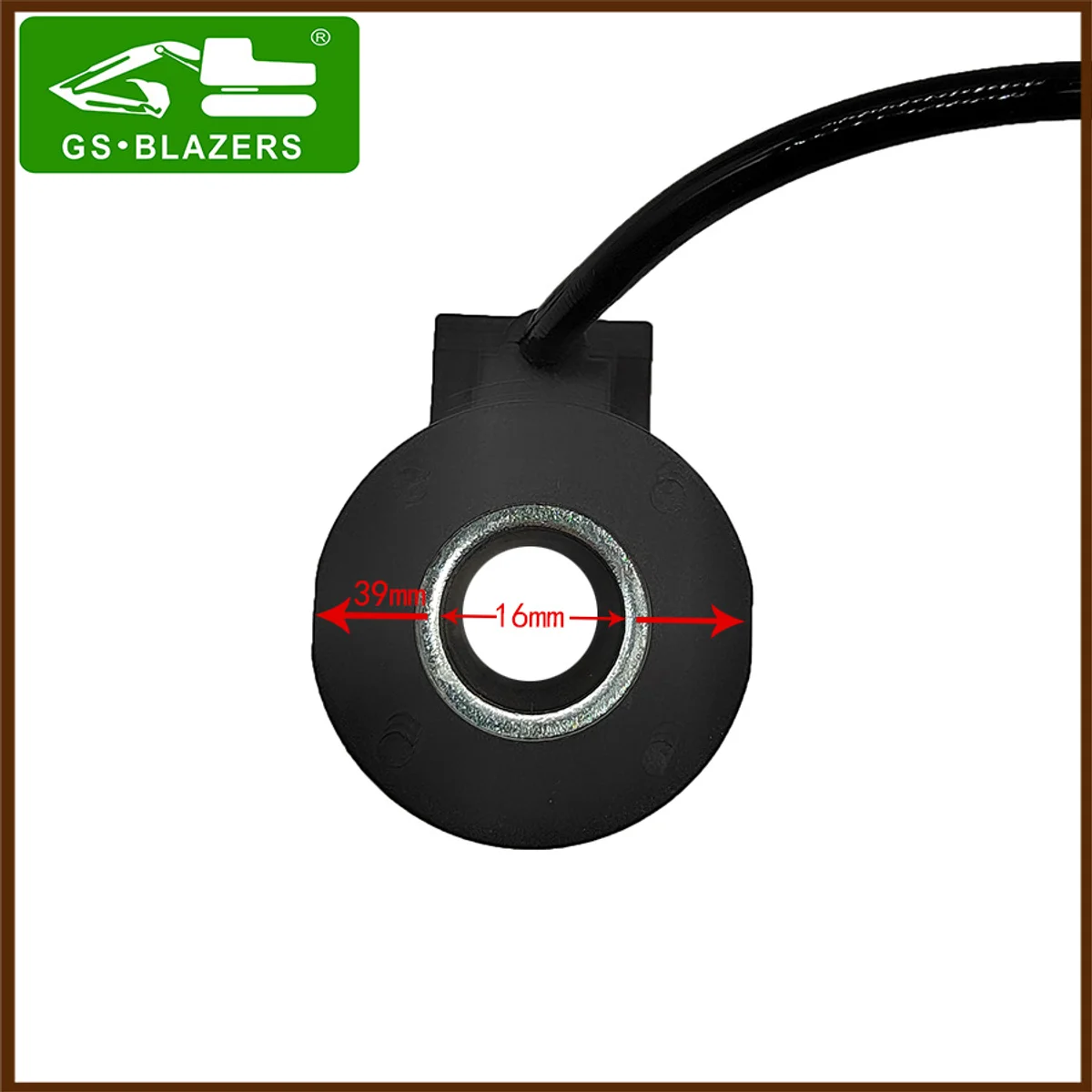 Solenoid Valve Coil for R210-5 R200-5 Accumulator 24V Engine Excavator Spare Parts