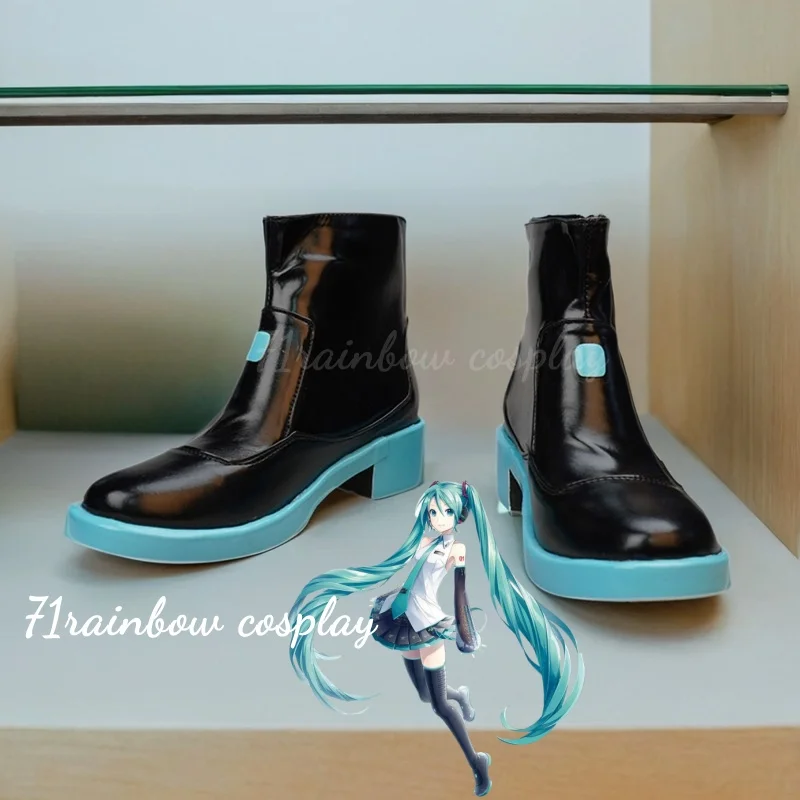 Mikuu Cosplay Anime Mikku Cosplay Shoes Mmiku Formula JK Cosplay Boots Shoes