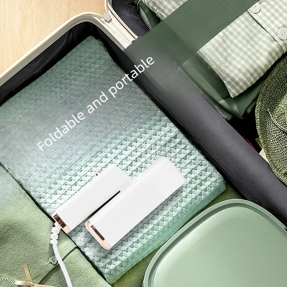 HOMEFISH Garment Steamers 130ml Handheld Fabric Steamer Fast-Heat 1000W Iron Steam Cleaner for Home Travelling Portable