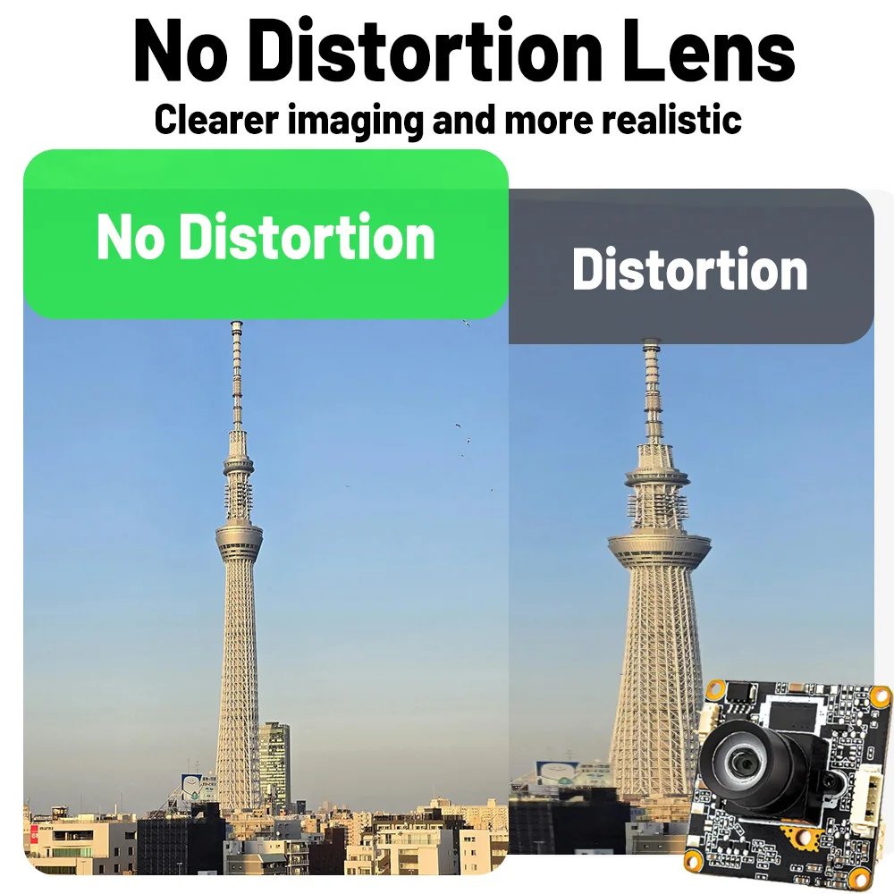 كاميرا IMX335 5MP IP 2592*1944 30FPS IMX335 مستشعر بدون تشويه عدسة تدعم Onvif RTSP RTMP دفع بث الفيديو إلى YouTube #3