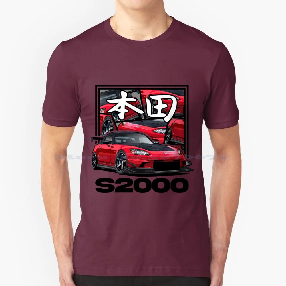 S2000 T Shirt 100% Cotton Tee Civic 2019 Hrv 2019 Rebel 500 Civic 2018 City 2018 Rebel 300 Cbr250r City Car Hrv 2018 City 2010