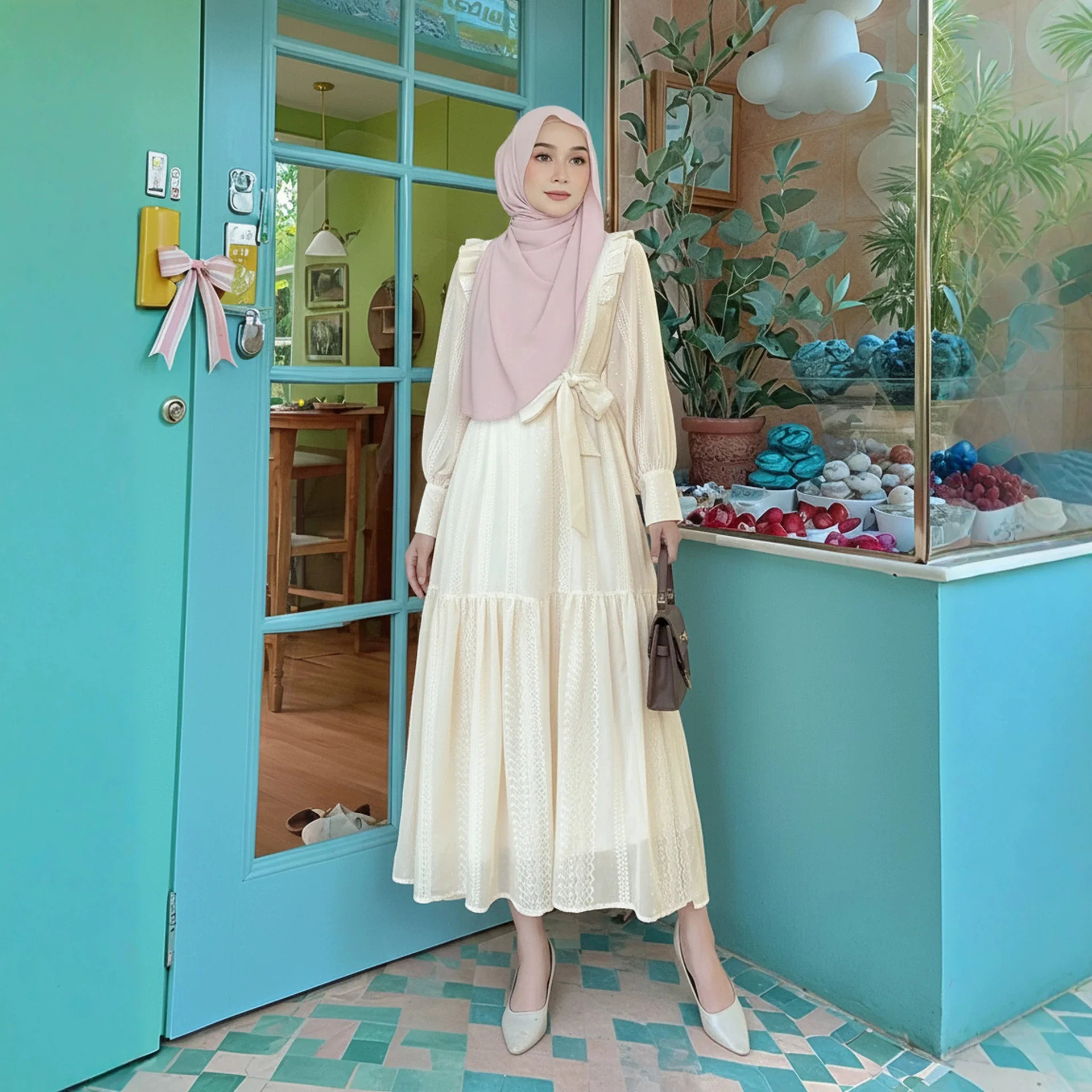 Muslim Dubai Malaysia Indonesi - Embroidery In Indonesia ulasan dan harga