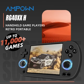 ANBERNIC 리눅스 레트로 휴대용 게임 콘솔, 4.0 인치 IPS 화면, 5G 와이파이 지원, 블루투스 HDMI-TV 출력, RG40XXH, 64 비트