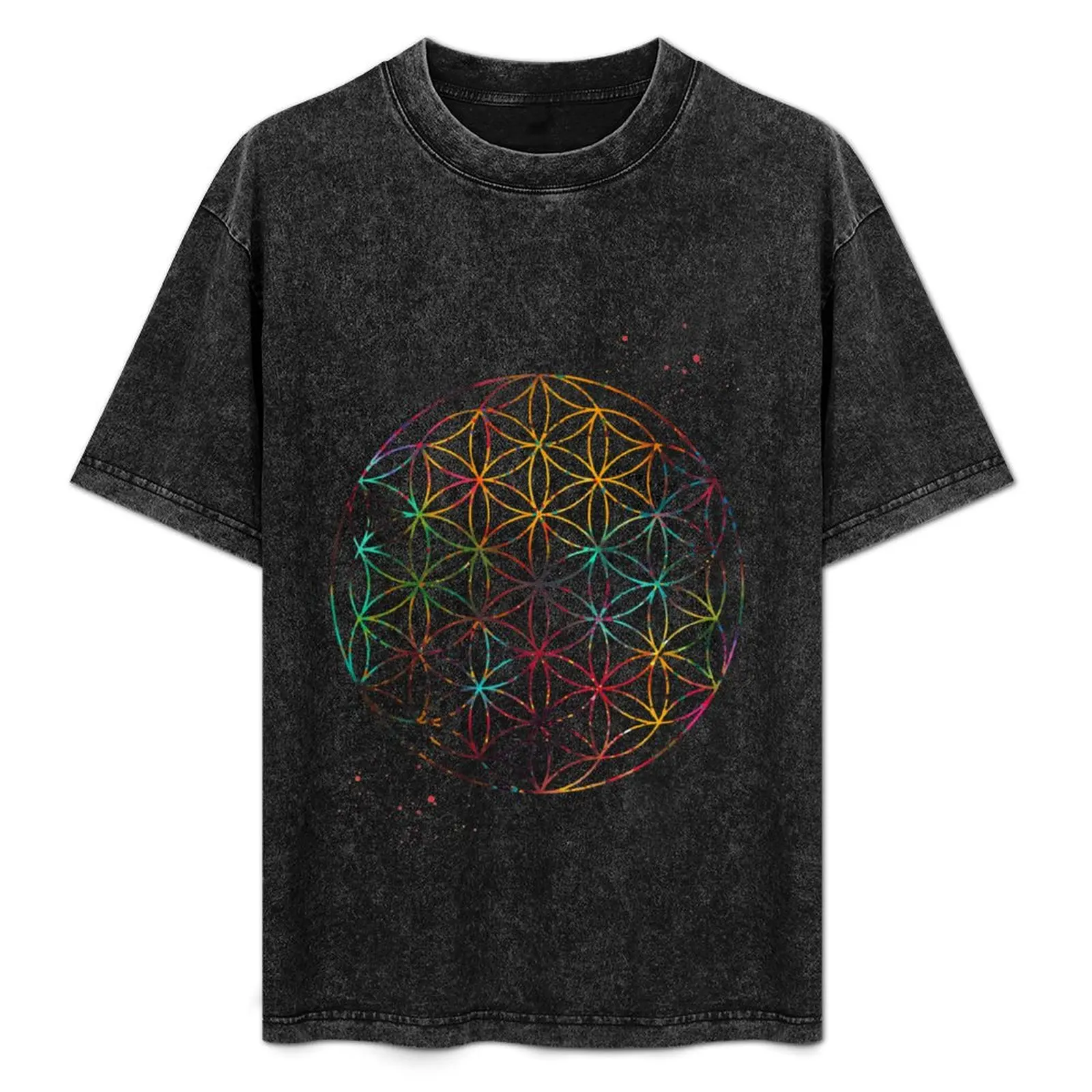 

Flower of Life T-Shirt Plus Size Short Sleeve T-Shirt