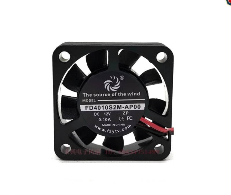 

1 шт. FD4010S2M-AP00 DC 12 В 0,10 А 40x40x10 мм 2-проводной охлаждающий вентилятор