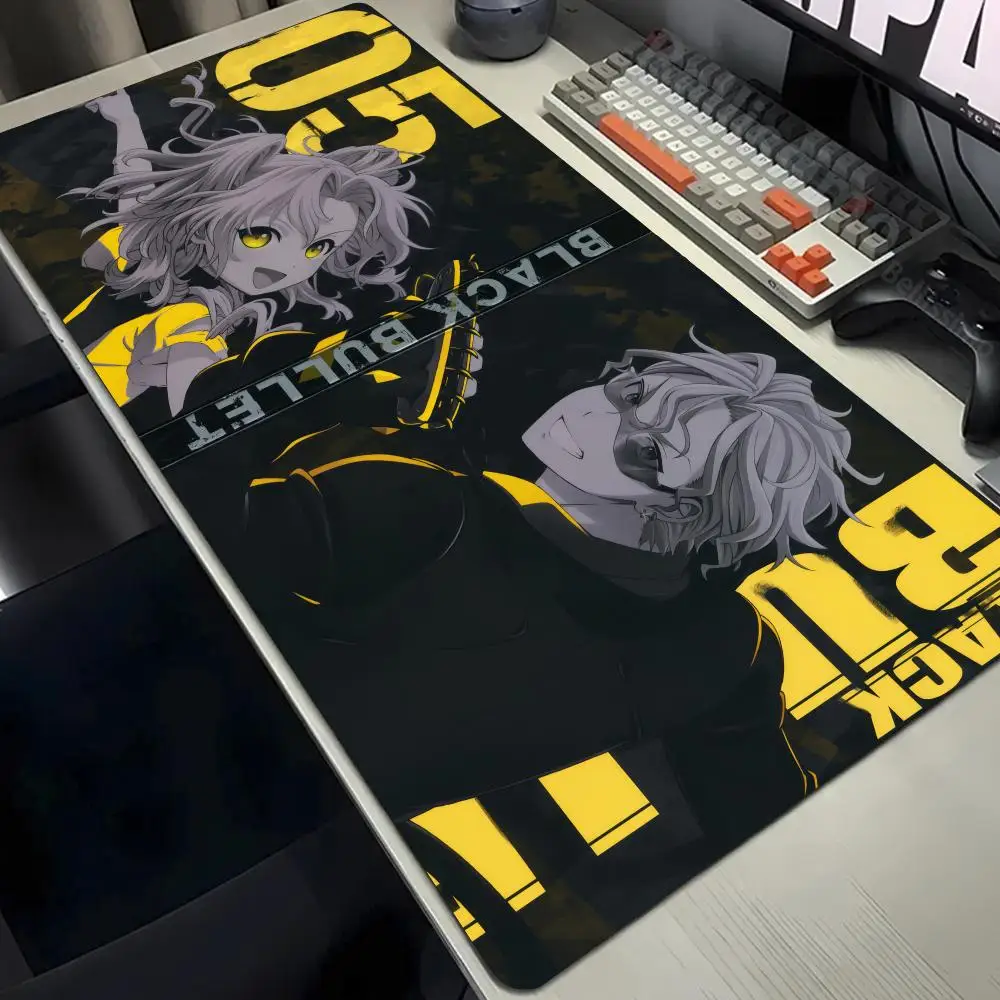 

Anime MousePad Black-Bullet Mouse mat Game console company keyboard mouse pa high-definition printing anime large game mouse pad