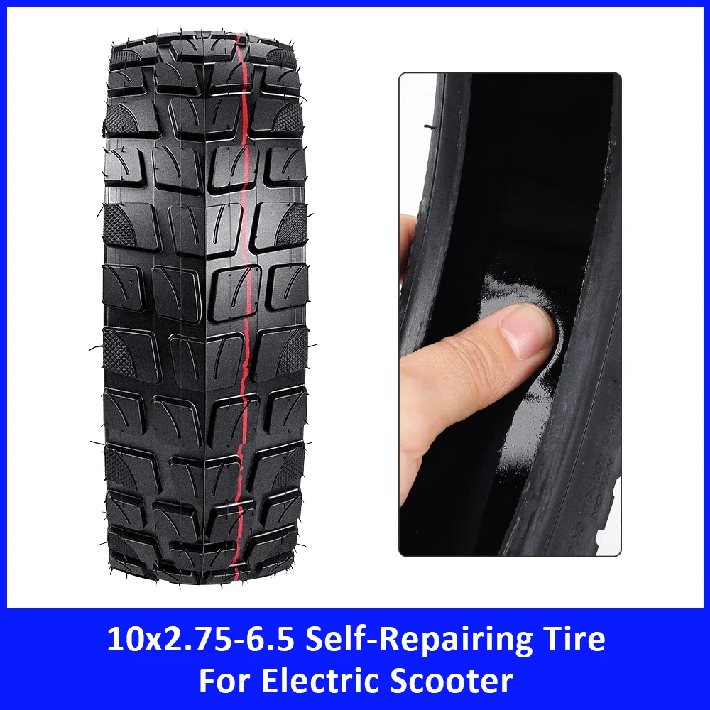 

10x2.75-6.5 Vacuum Tubeless Tyre for Speedway 5 for JOYOR S Series for Dualtron 3 DT3 Scooter Self-Repairing Tire Replacement