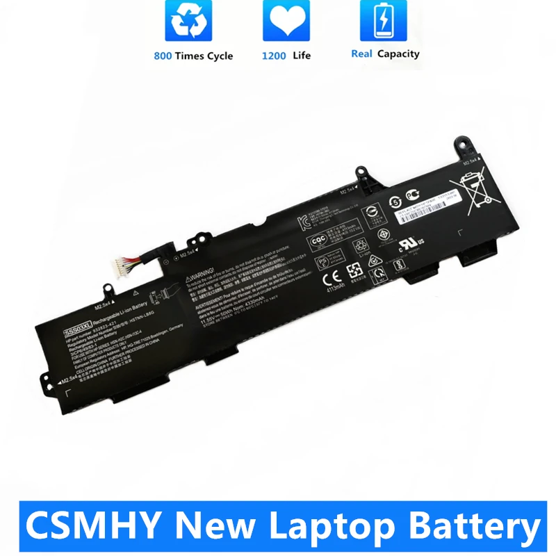 CSMHY New Original SS03XL Laptop Battery For HP EliteBook 730 735 740 745 755 830 840 846 G5 ZBook 14u G5 HSN-I12C HSN-I13C-4