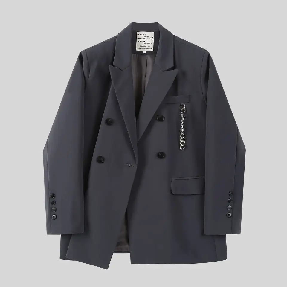 Suit Coat Women's 2023 New Design Sense Small Spring and Autumn Loose fitting Suit Top  jacket women