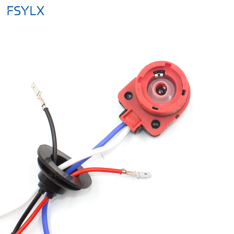 FSYLX Auto Car D2 D2C D2S D2R AMP Socket Connector Power Cable HID Ballast Bulb HID XENON Wire Harness D4 D2 HID Adaptor