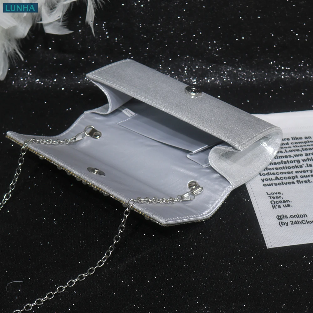 กระเป๋าคลัทช์สำหรับผู้หญิงประด - Flap Bag Envelope บทวิจารณ์และราคา