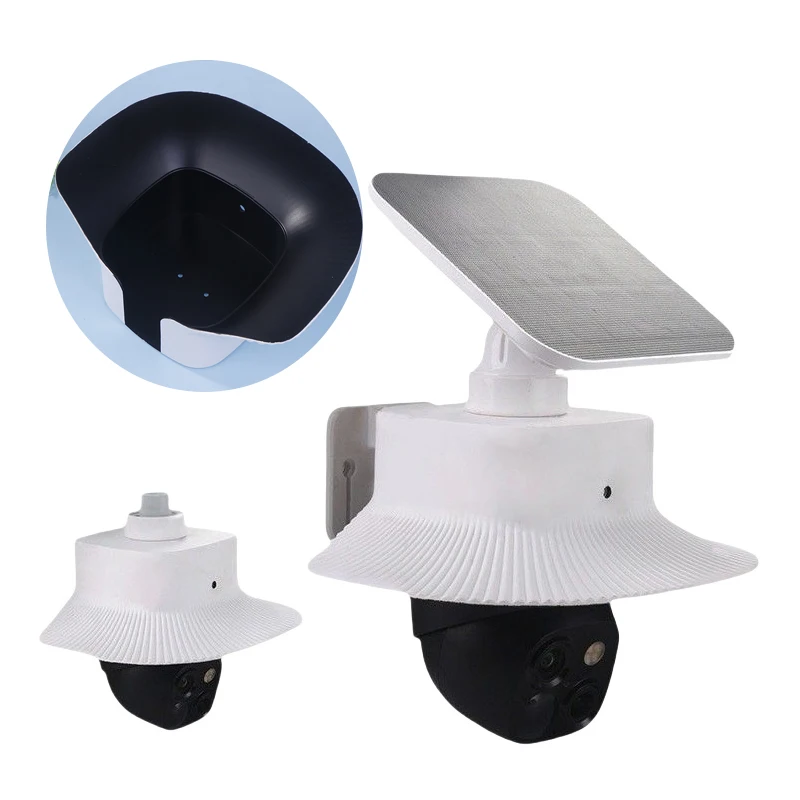 1PC Weatherproof Cover For Eufy S340 Protection Against Rain Sun ABS White 17*13*4.5cm Weather Proof Cover Consumer Electronics