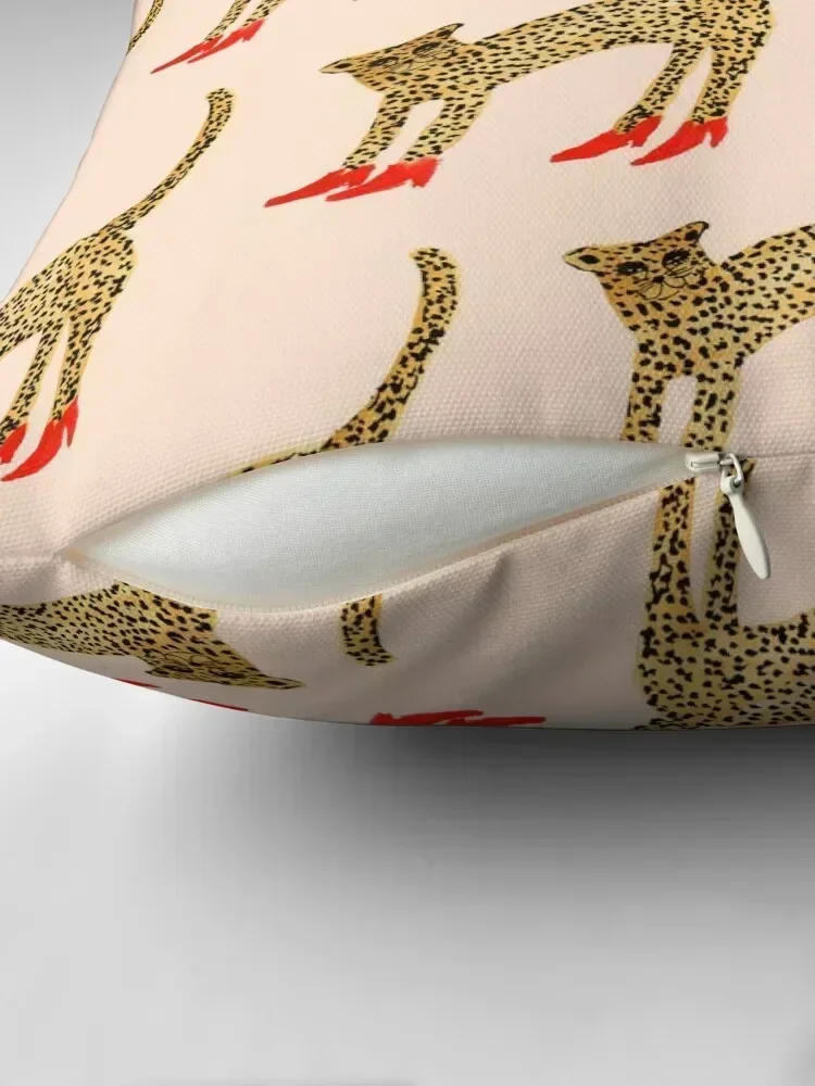 Original Cheetah In Heels Throw Pillow Decorative Sofa Cushions Decorative Sofa Cushion pillow