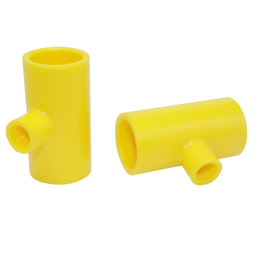 Farm Water Dispenser Installation Accessories ABS Tee Connecting Pipe Of Poultry Drinking Bowl Straight Tee Internal Thread 1cm