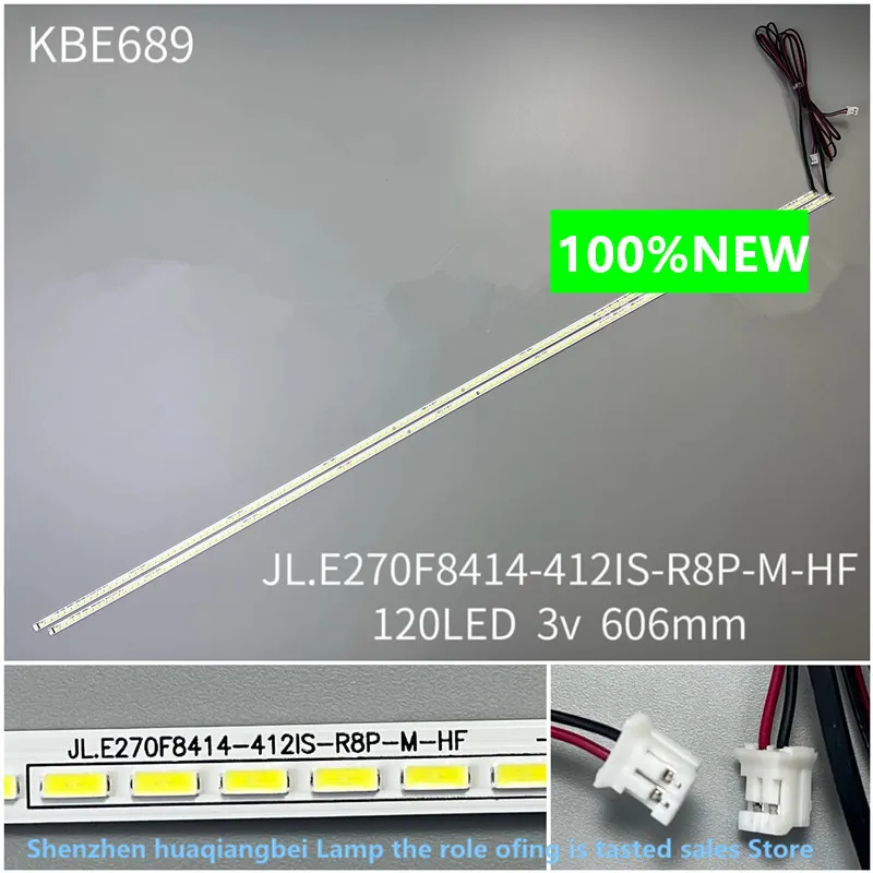 

27inch FOR JL.E270F8414-412IS-R8P-M-HF 7020 606MM 3V 120LED 100%NEW LED backlight strip