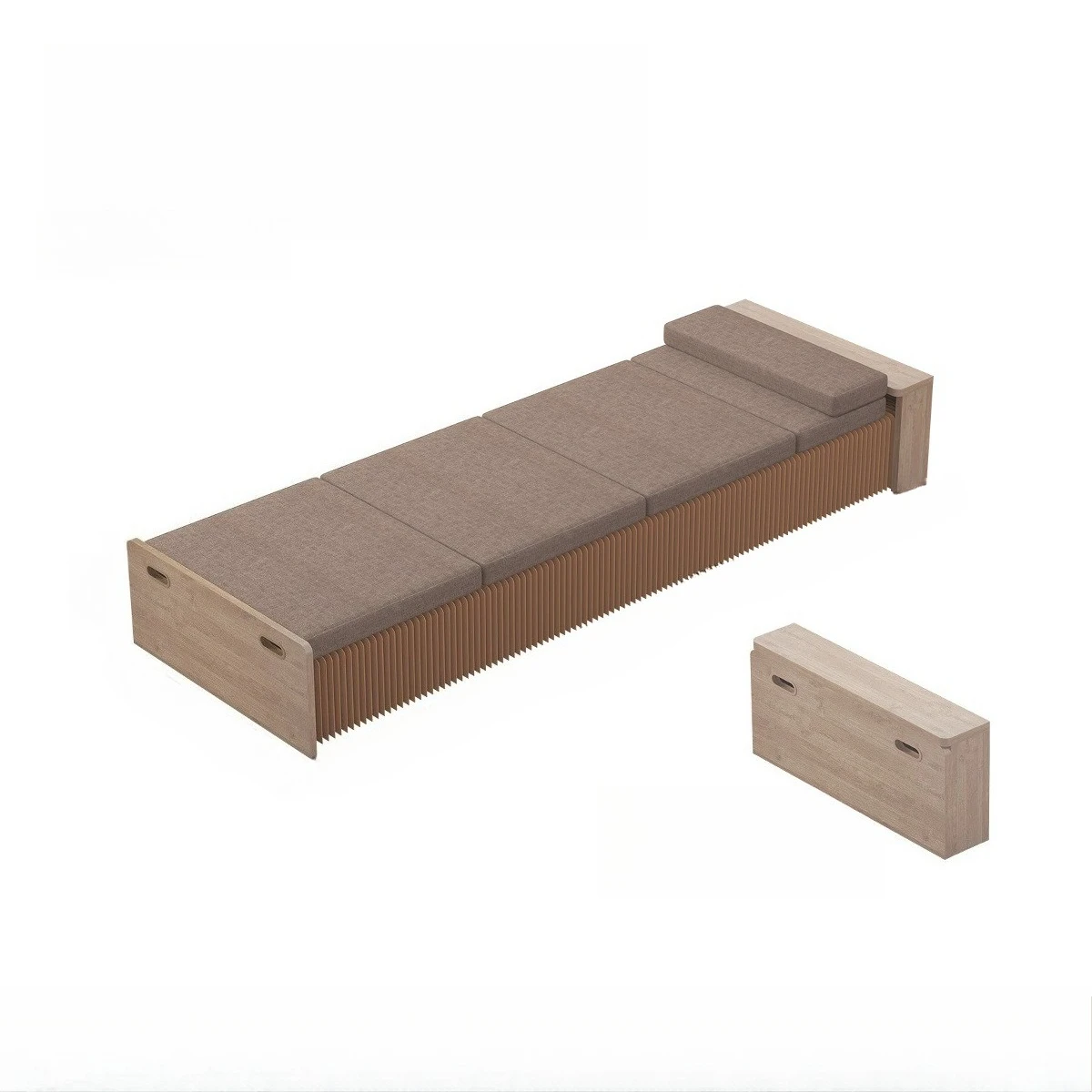 

Folding bed single multi-functional organ paper office lunch break home retractable portable double bed escort