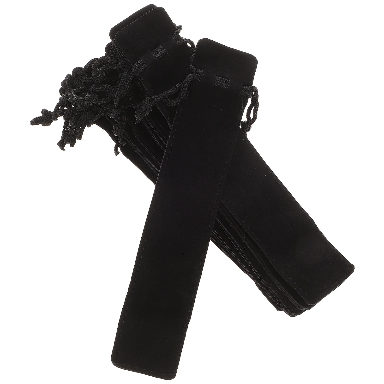

15 Pcs Gift Bags for Presents Pencil Case Display Fountain Holders Black Packaging Small Business Travel