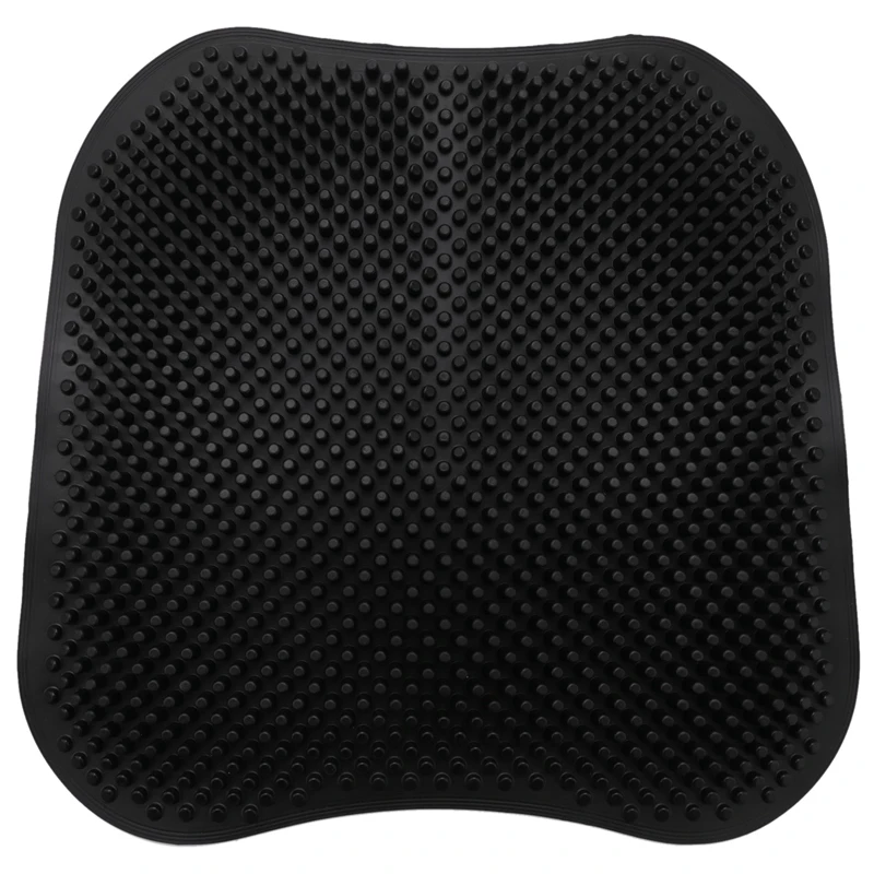 Silica Gel Car Seat Cushion Non Slip Chair Pad For Office Truck Home Breathable Silicone Massage Seat Cover 16.5 Inch