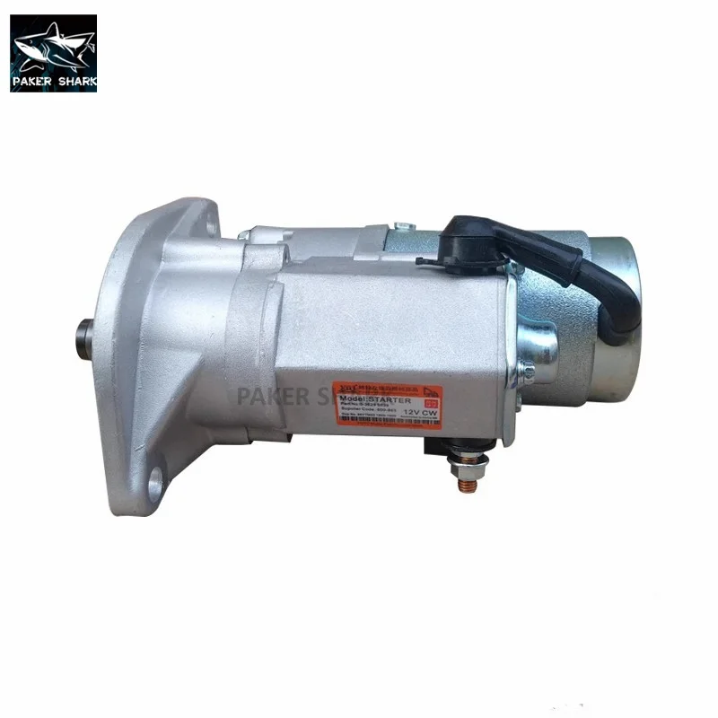 For Liugong Starter Motor LGC906 LGC907 LGC908d XCMG XG80 Yuchai 85 Cummins B3.3 Excavator Starter Motor