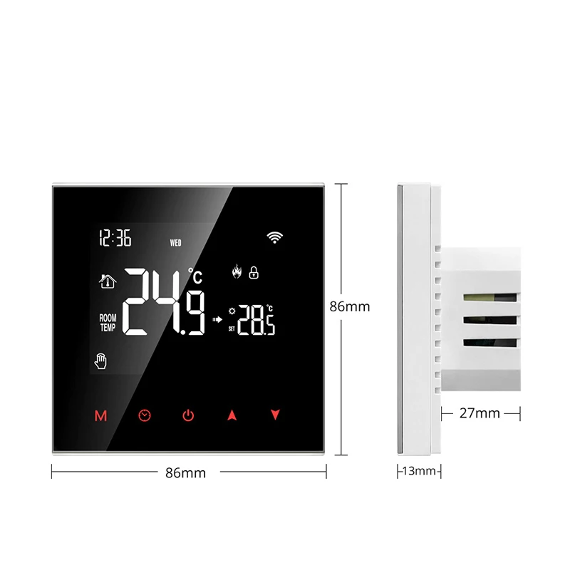 Upgrade Tuya Wifi Intelligent Thermostat Electric Floor Heating Water/ Gas Boiler Temperature Controller App Voice Control