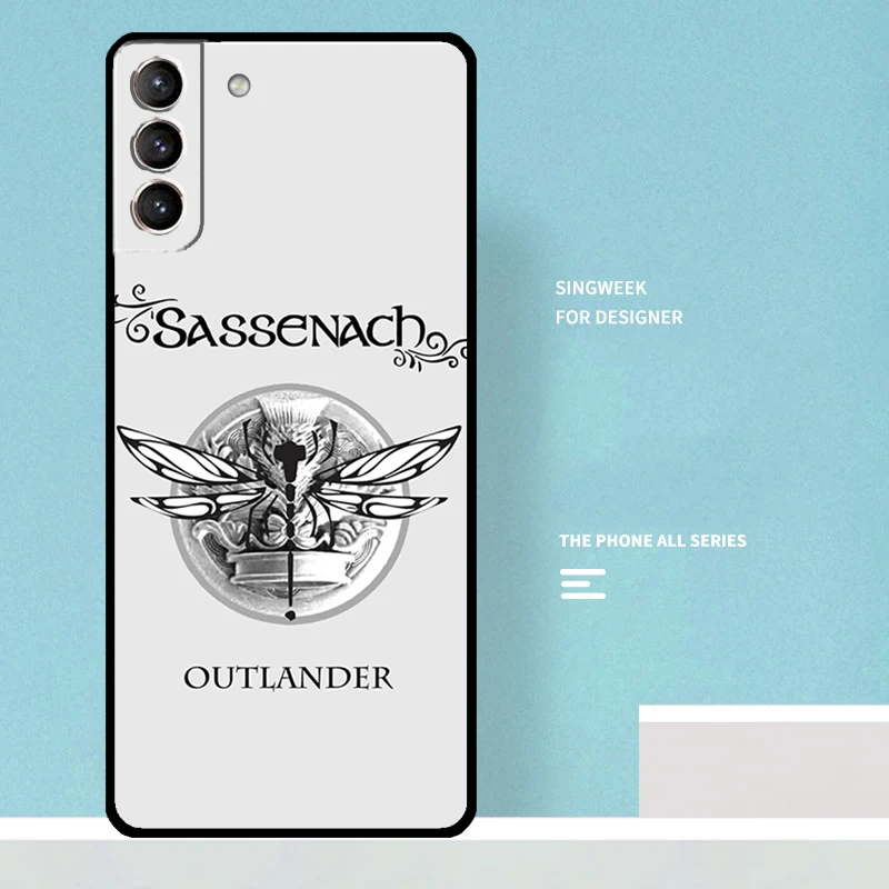 Outlander Sassenach Dragonfly Case For Samsung Galaxy S24 S22 S21 S23 Ultra Note 20 S8 S9 S10 Note 10 Plus S20 FE Cover