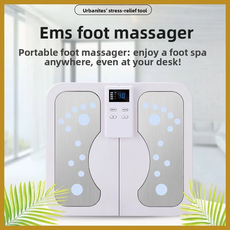 Foot Therapy Machine Foot Massager Acupoints Plantar Low-frequency Pulse Physiotherapy Home Meridian Dredging Electric Massager