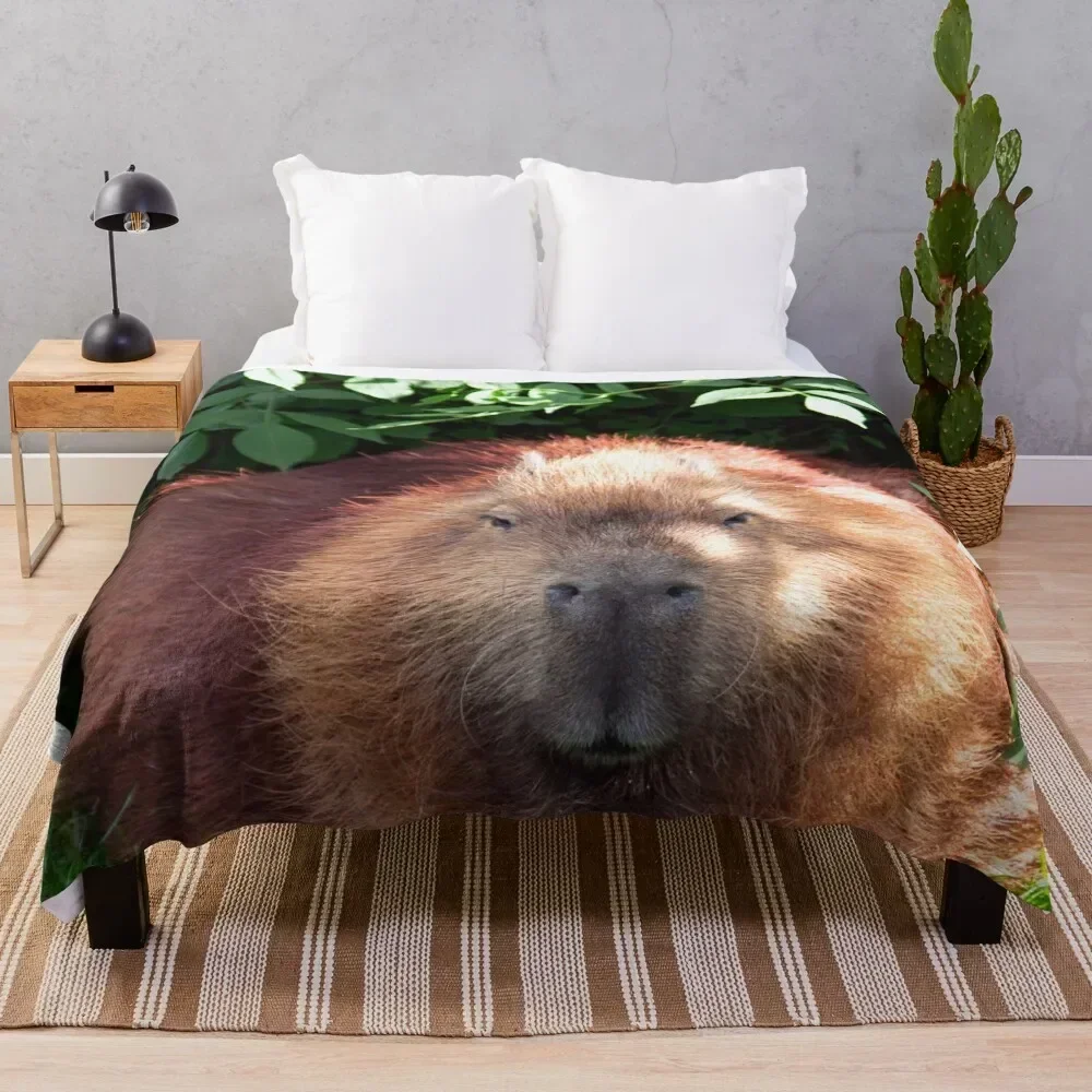 

Capybara Throw Blanket Cozy Home Blanket Gift for Christmas Holiday
