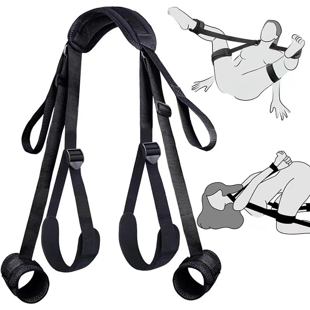 Kit de Bondage para mujer, ataduras BDSM, fetiche, Juguetes sexuales eróticos para parejas, vendaje, collares de esclavo, esposas de obediencia, juego maestro para adultos