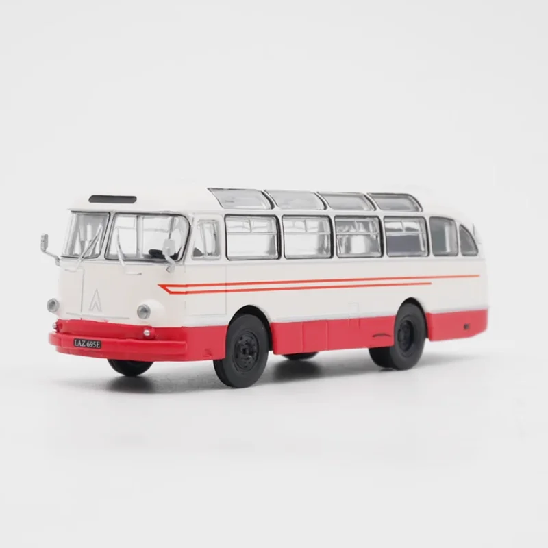 

IXO Diecast 1:72 Scale LAZ 695E Bus Alloy Nostalgia Car Model Finished Product Simulation Toy Collection Gift Static Model