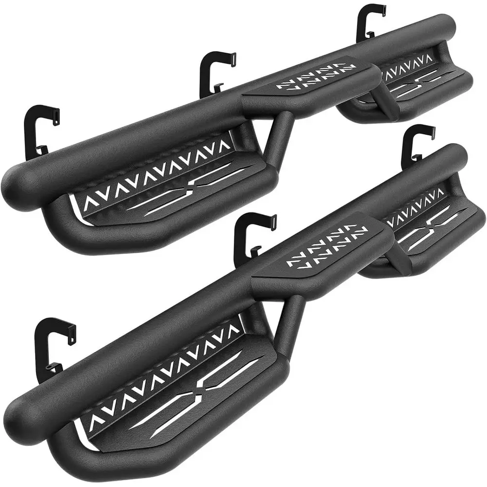 

Double Cab Running Boards Compatible with 2007-2018 Chevrolet Silverado & GMC Sierra 1500, 2007-2019 Chevy Silverado & GMC Sierr
