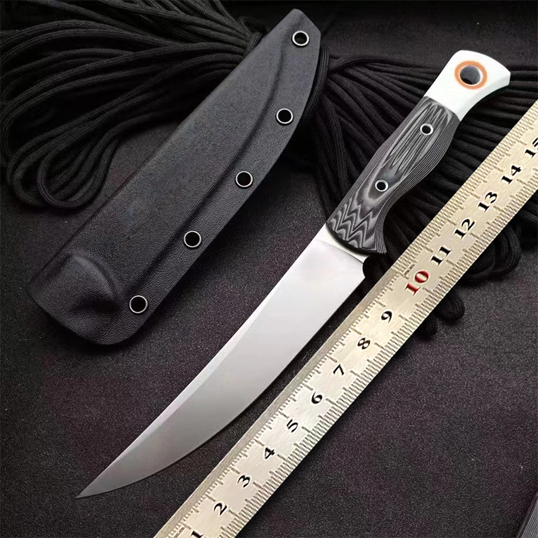 

BM 15500 Hunt Fixed knife G10 handle outdoor camping hunting pocket Universal Utility kitchen fruit filleting KNIVES