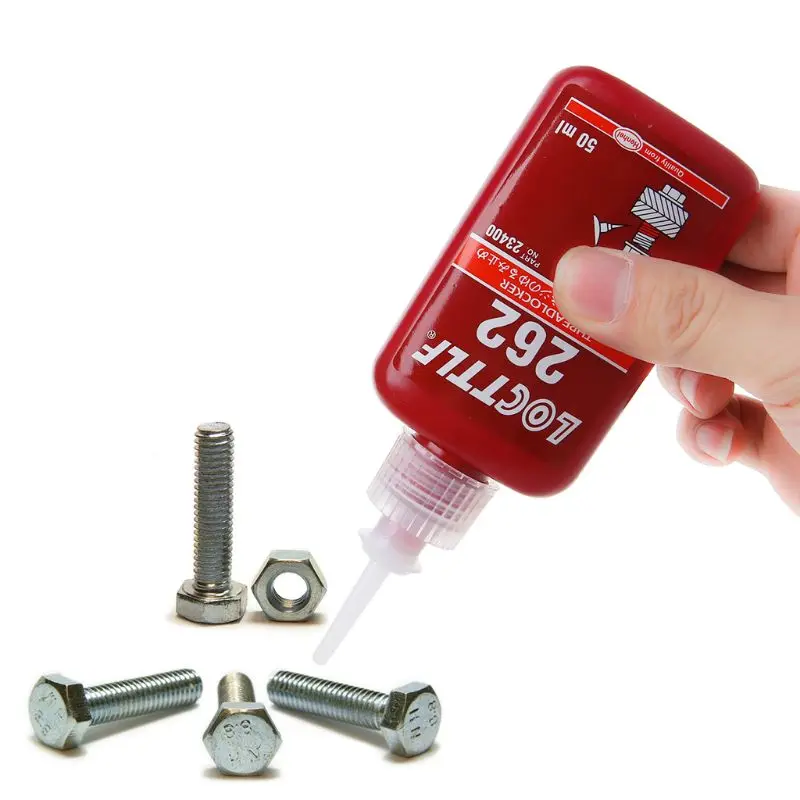 262 Thread Locker Adhesive Sealant Glue Locktite Prevent Oxidation Screw Use