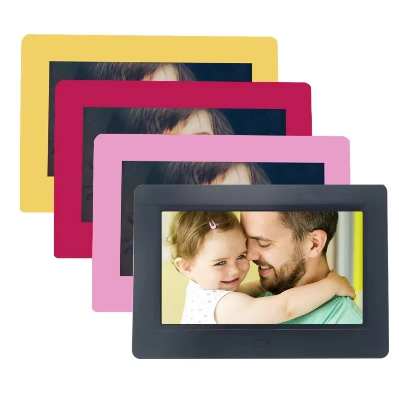 7 Inch Rechargeable Battery Operated Hd Lcd Electronic Digital Photo/picture Frame/album Acrylic Lcd Screen
