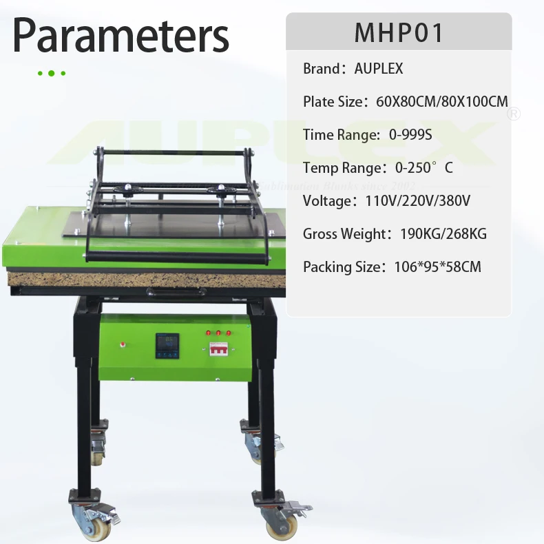 120cm X 100cm Manual Heat Press CE Certification 31