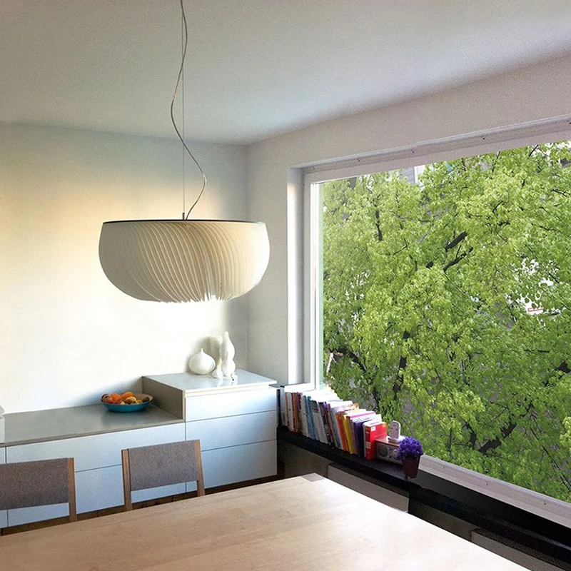 Perkament Kunst Witte Moderne LED Hanglamp voor Plafond Eetkamer Woonkamer Woondecoratie