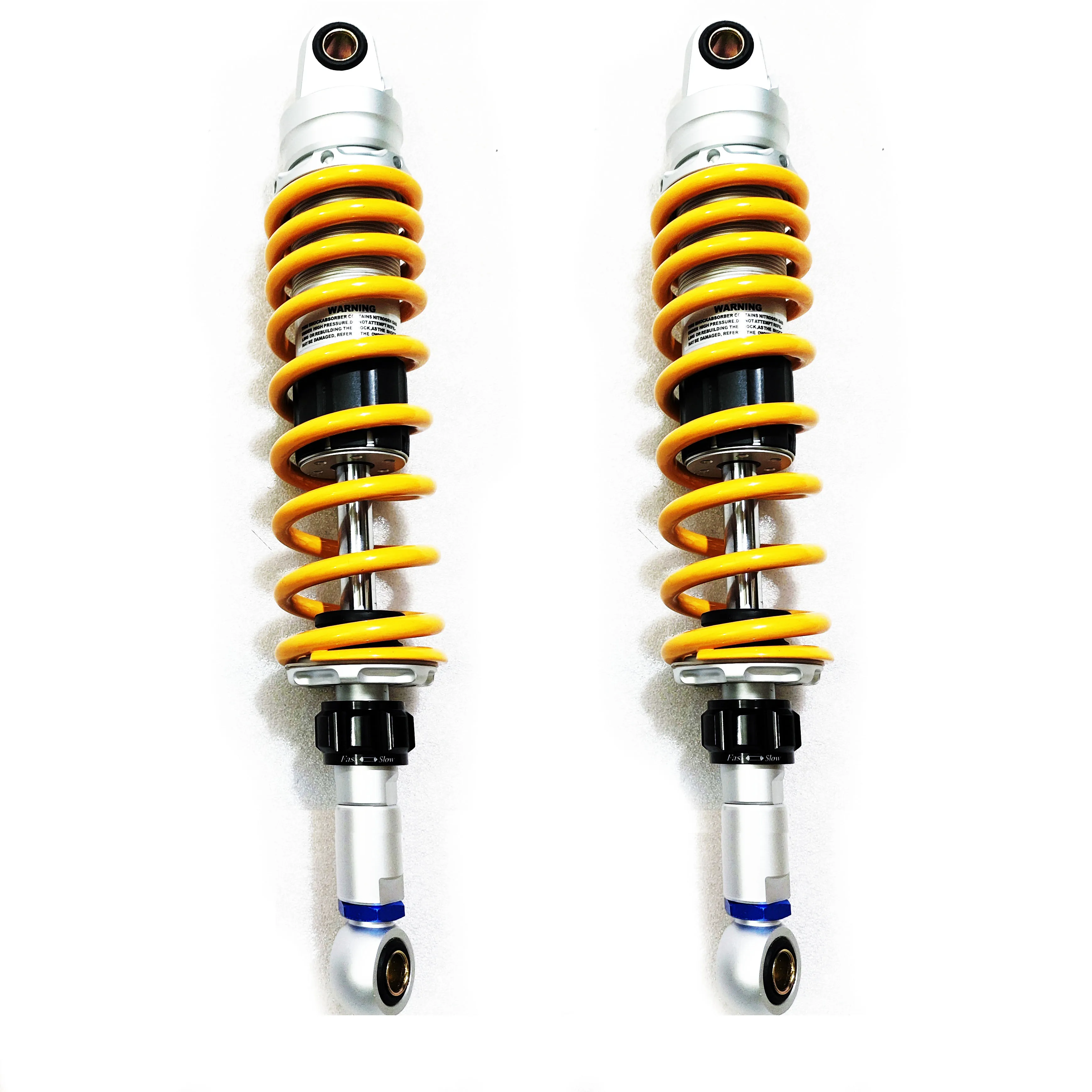 Ein Paar 305mm 320mm 330mm 340mm 345mm 350mm 360mm 8mm Feder-Motorrad-Stoßdämpfer Einstellbare Hinterradaufhängung für Yamaha Honda