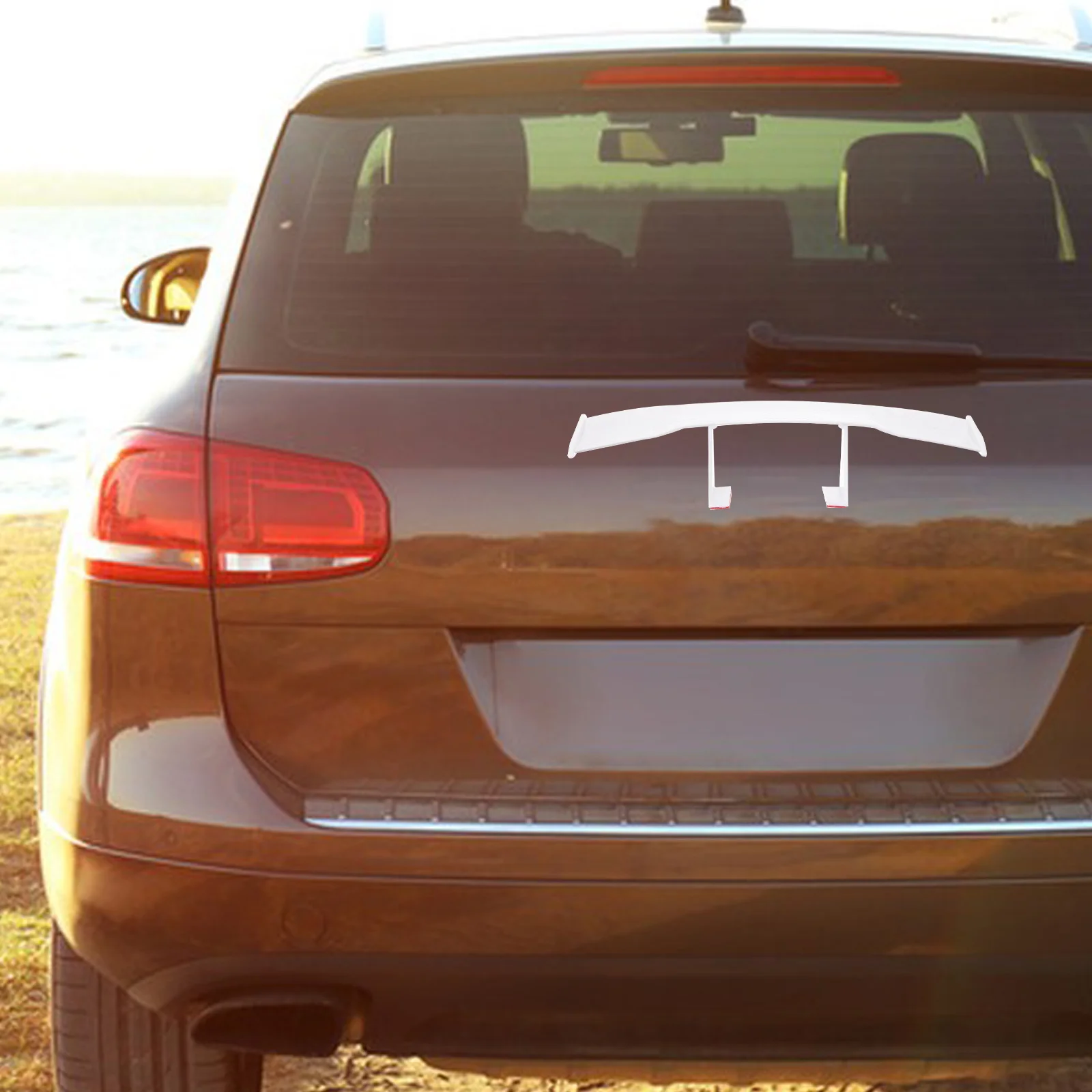 

Mini Rear Spoiler Wing Small Tail Carbon Fiber Texture Black Color Universal Fit Car Accessories FRP Material Lightweight