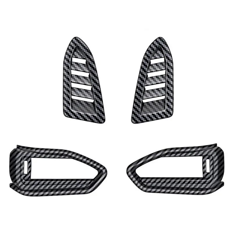 

A21E-For Subaru Forester 2025 Dashboard Side Air Condition Vent Outlet Cover Trim Interior Accessories Carbon Fiber