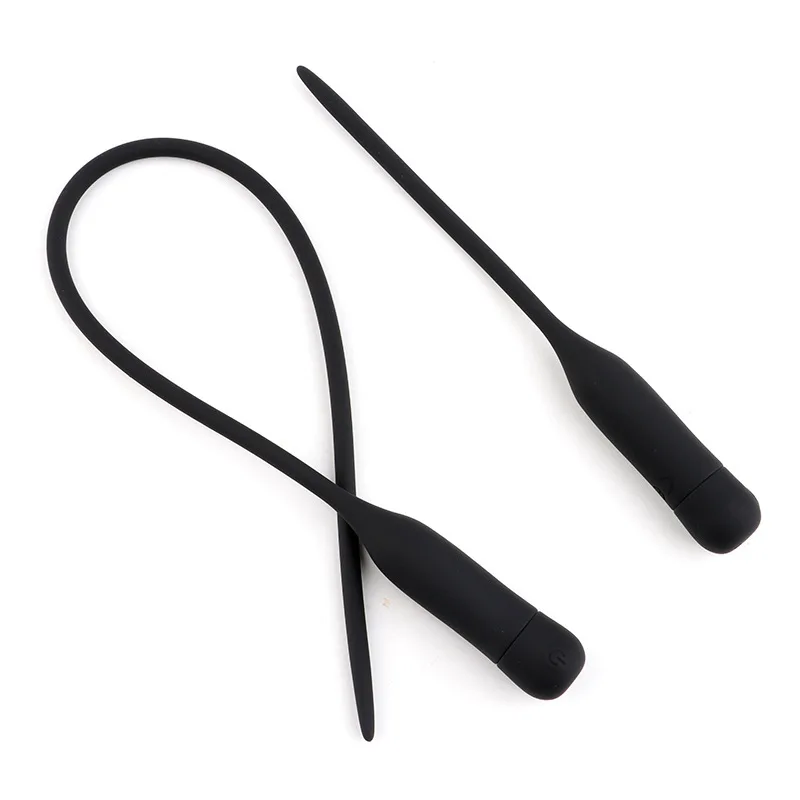 لينة سيليكون مجرى البول موسع الحصان العين عصا القضيب قضيب الذكور الاستمناء انسداد محفز القسطرة الجنس لعب للرجال