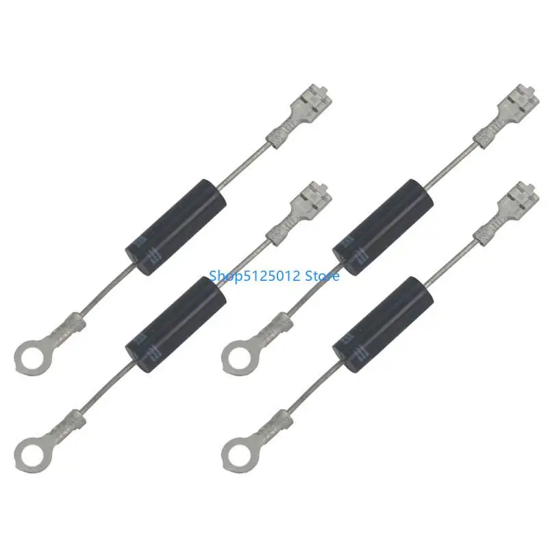 G8TC Set of 4 Microwave Oven Diode Replacement Black Metal Accessories Kitchen Tool