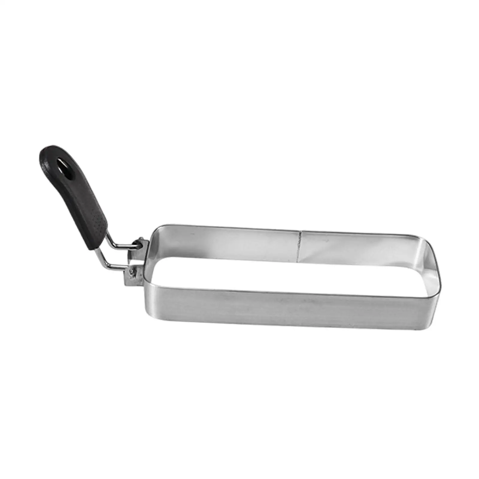 Rectangular Stainless Steel Fried Egg Ring Non Stick Pancake Mould Maker for Griddle Pan Breakfast