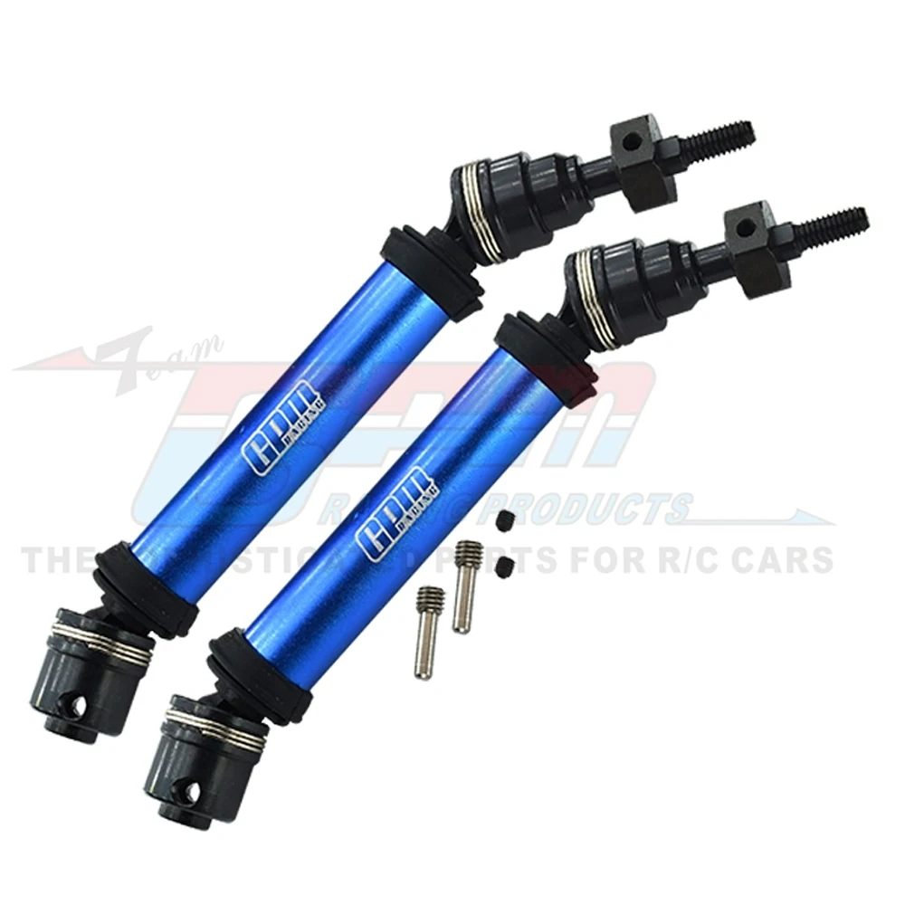 GPM โลหะด้านหน้าชุดเพลาขับด้านหน้า CVD Universal Joint 6851A 6851R 6851X สําหรับ 1/10 Rustler Hoss Stampede Slash 4X4 VXL