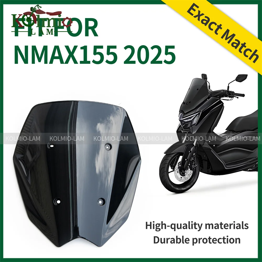 

Fit For 2025 Yamaha Nmax155 Nmax125 Motorcycle Accessories Windshield Windscreen NMAX 155 125 N-MAX 155 Black Visor Deflector