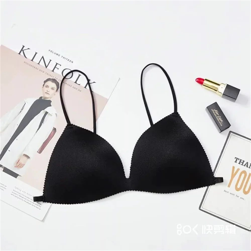 Thin Cup Sexy Seamless Push Up Bra Front Closure Underwear Female Brassiere Modis Lingerie Bras for Women Female Intimates