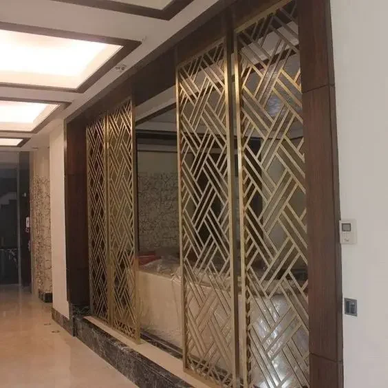 Fabricated Design Room Dividers Decorative Metal Screen Partition Foldable Home Use Partition Screen Interior New