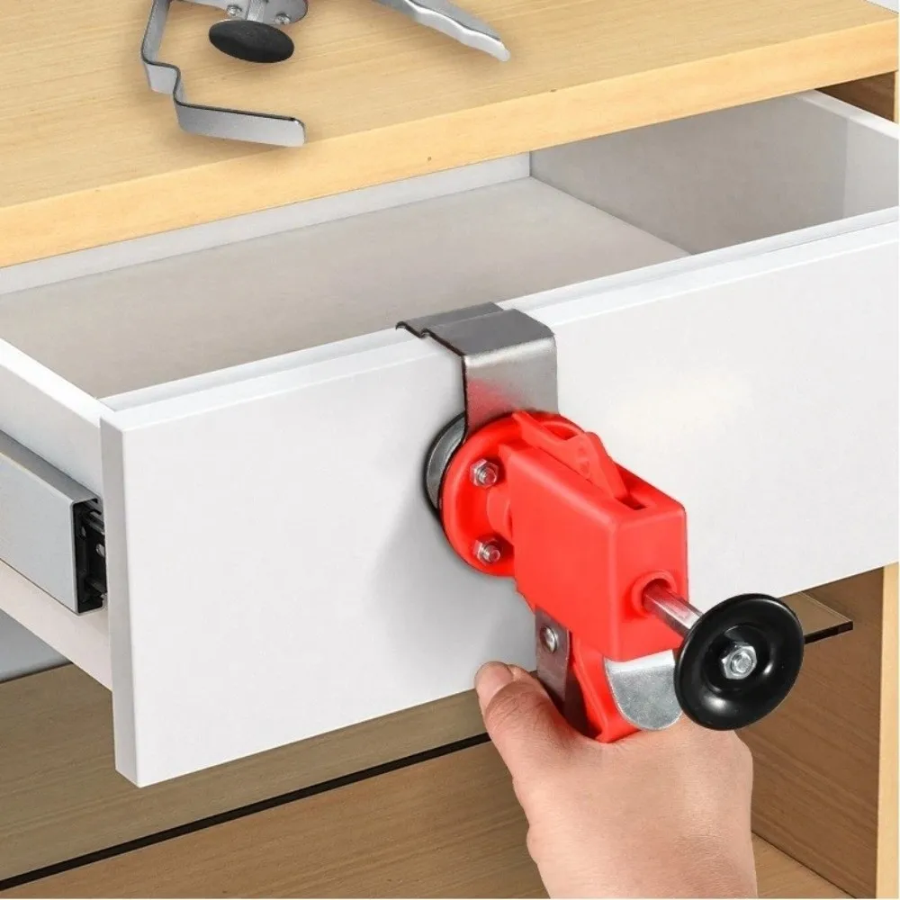 Picture 6: Press Type Drawer Panel Quick Installation Clip Quick Installation Stainless Steel Furniture Panel Fixing Clamp Adjustable