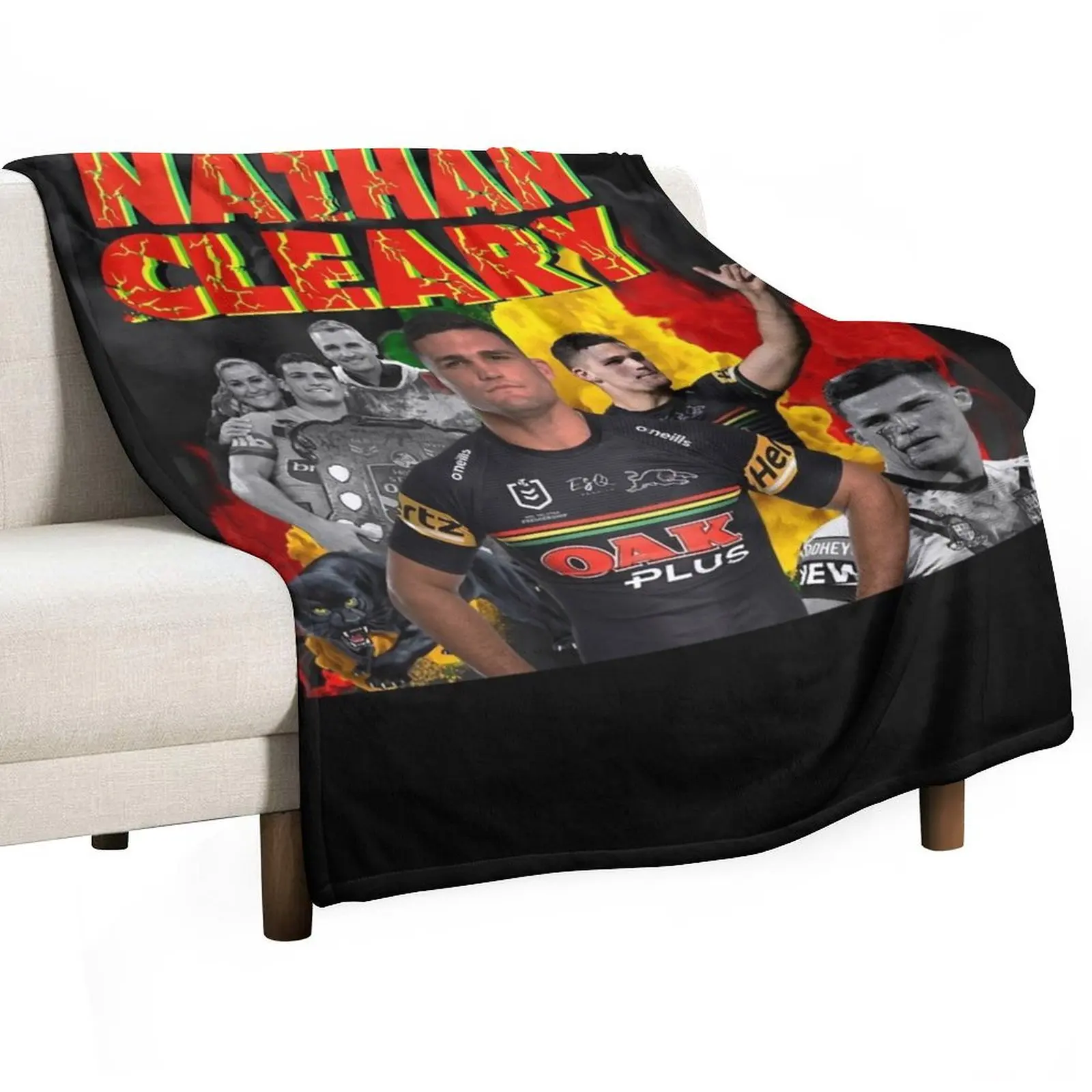 Nathan Cleary - Future GOAT Essential T-Shirt.png Throw Blanket Sofa Throw Plaid Hairys for winter Beach Blankets