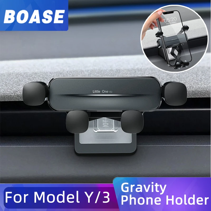 

Для Tesla Model 3Y держатель телефона с гравитационным вентиляционным отверстием автомобильный держатель для мобильных телефонов