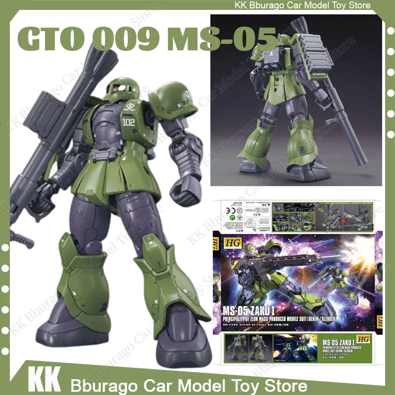 

NEW WEIMEI HG 1/144 GTO 009 ZakuI MS-05 ZAKU Anime Action Figure Toys Collection Plastic Model Statue Holiday Birthday Gift